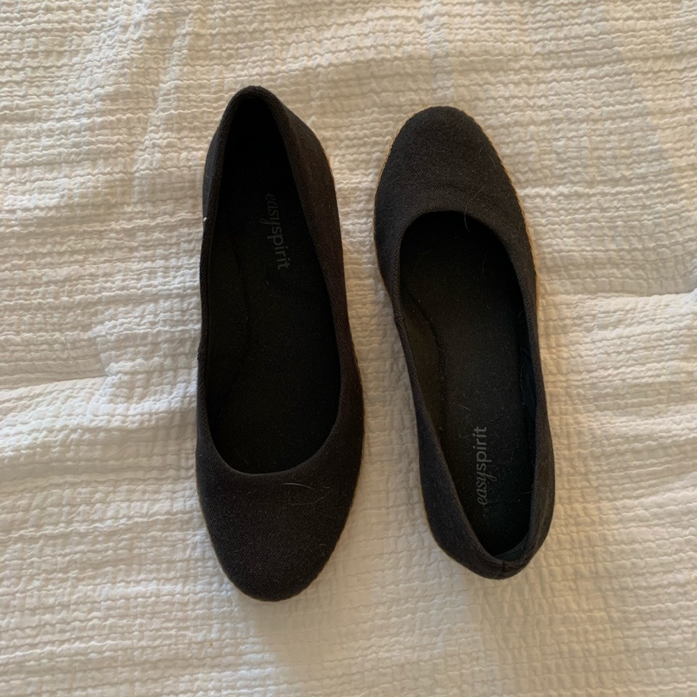 Black espadrilles